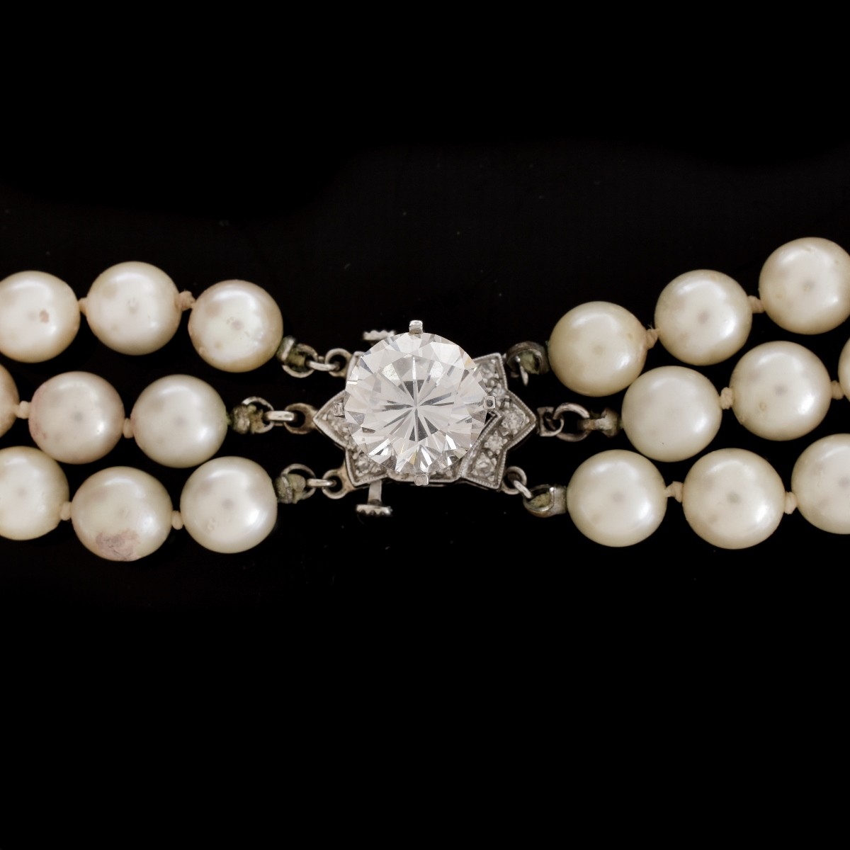 Vintage Pearl and 14K Necklace
