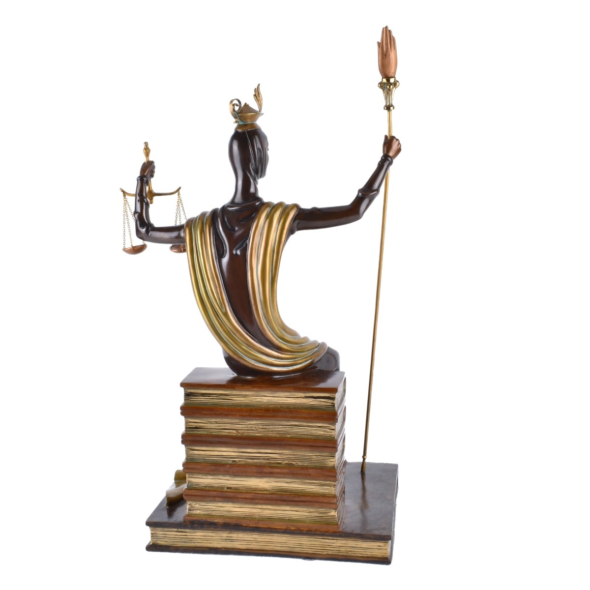 Erte (1892 - 1990) "Lady Justice" Bronze Sculpture