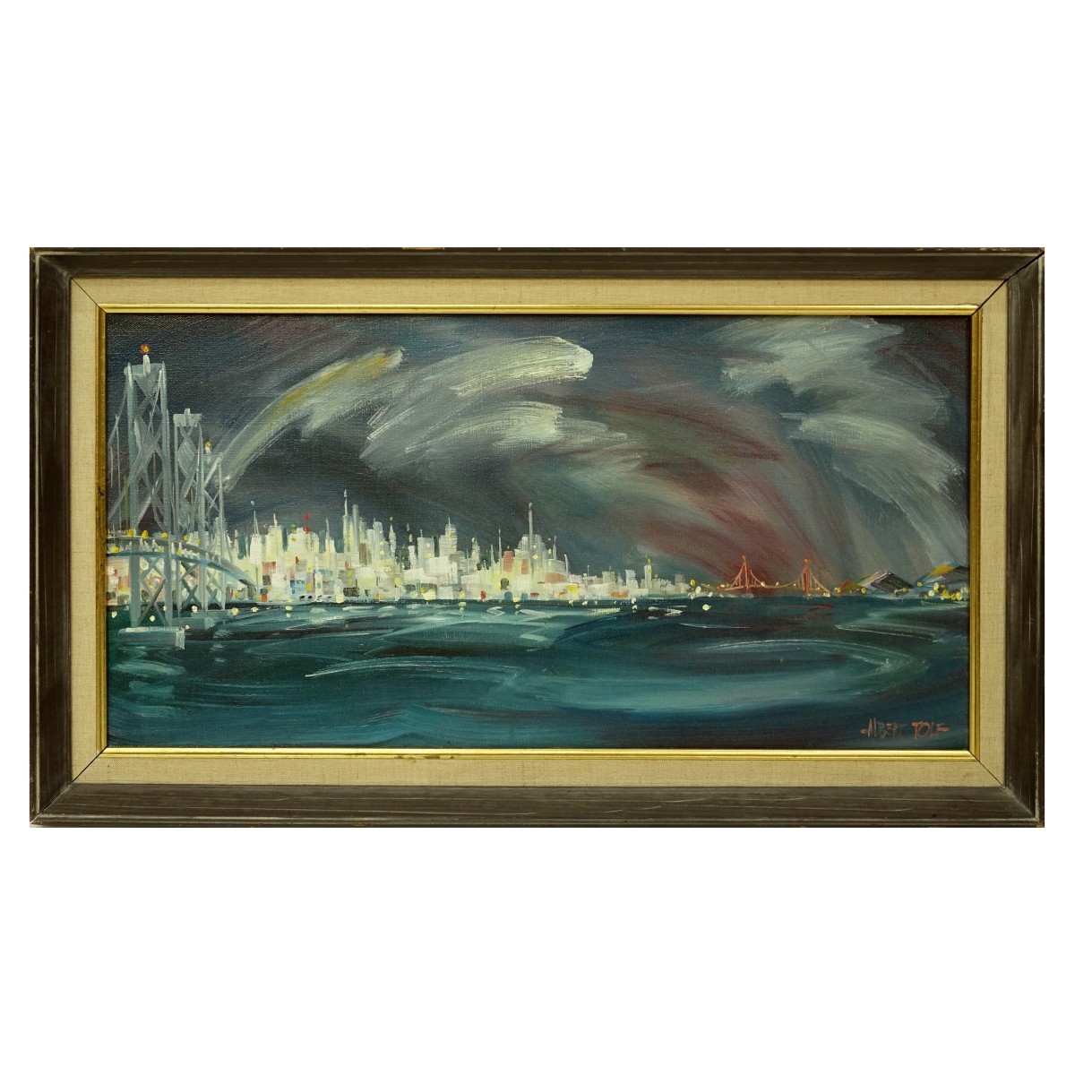Albert Tolf, American (1911 - 1996) Oil on Canvas