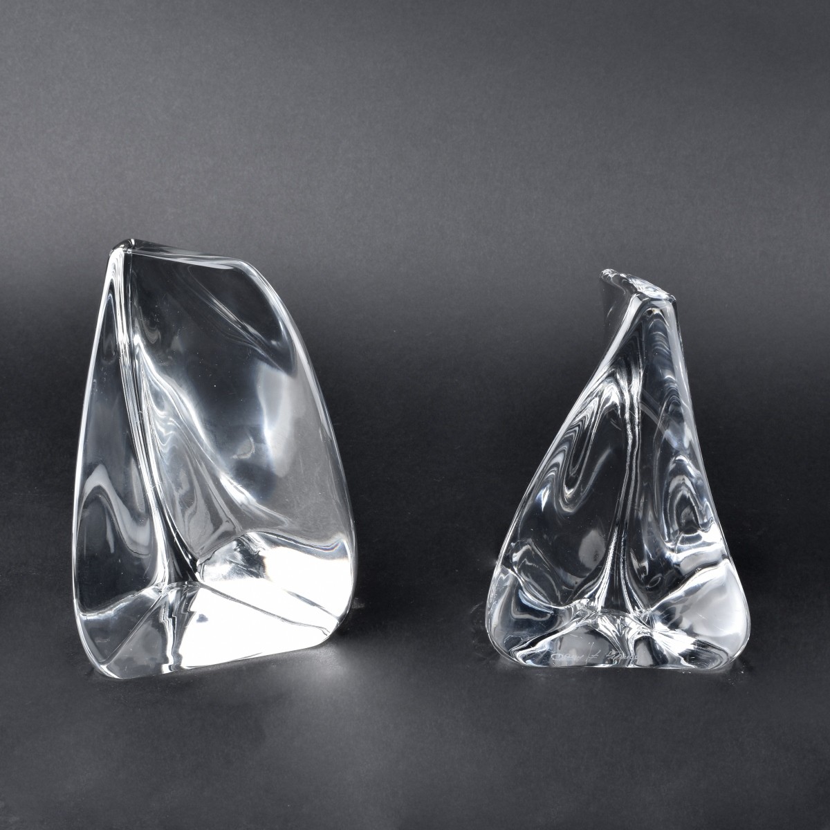 crystal bookends