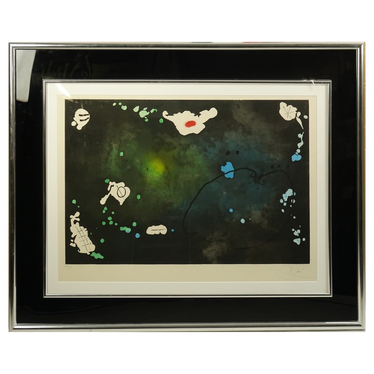 Joan Miro (1893-1983) Etching with Aquatint