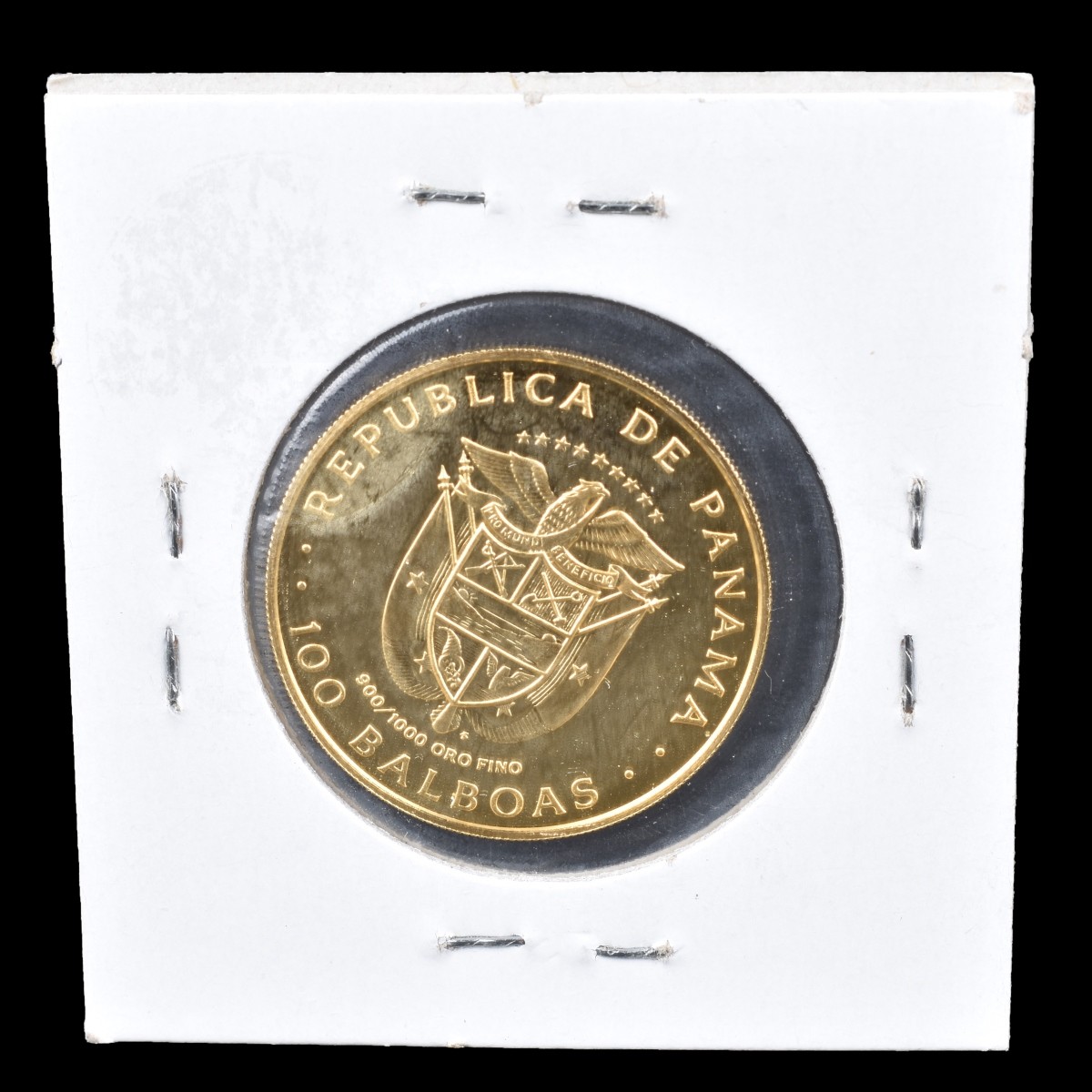 1975 Republic of Panama Proof Gold 100 Balboas