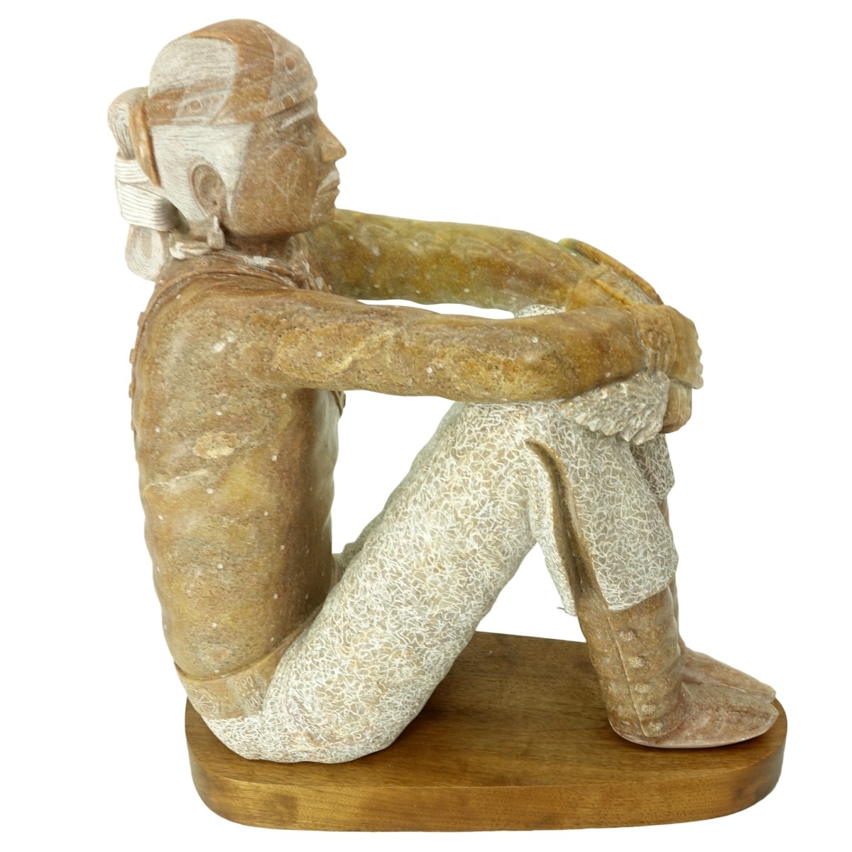 Larry Yazzie Marble Sculpture