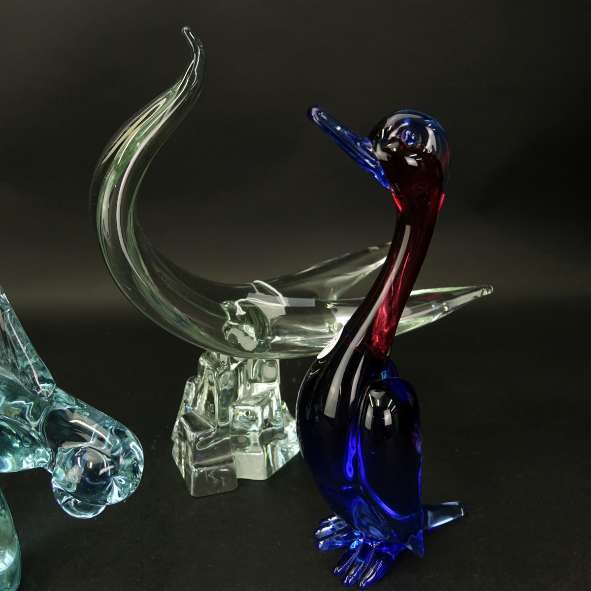 Murano Art Glass Sculptures