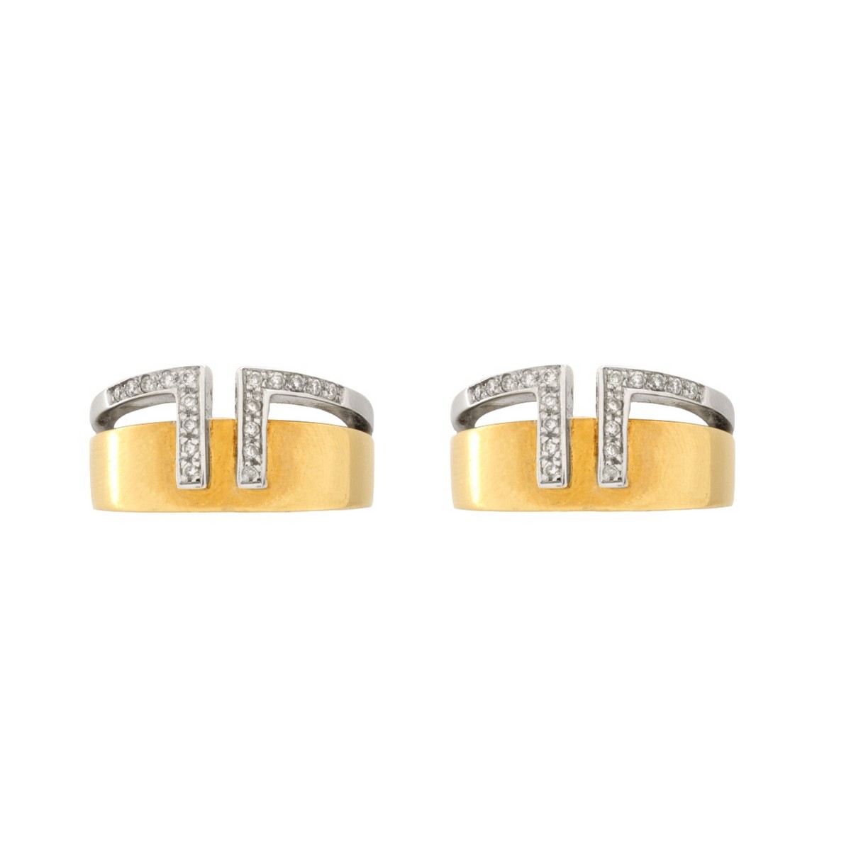 Two Diamond and 14K Rings