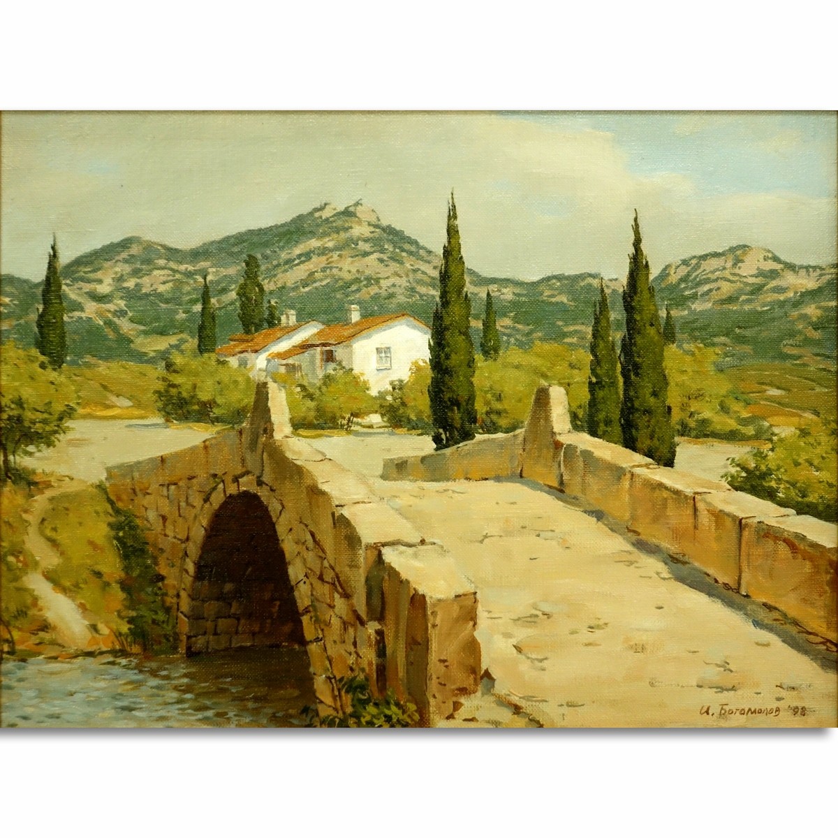 Ivan Bogomolov, Russian (20th C) Oil On Canvas