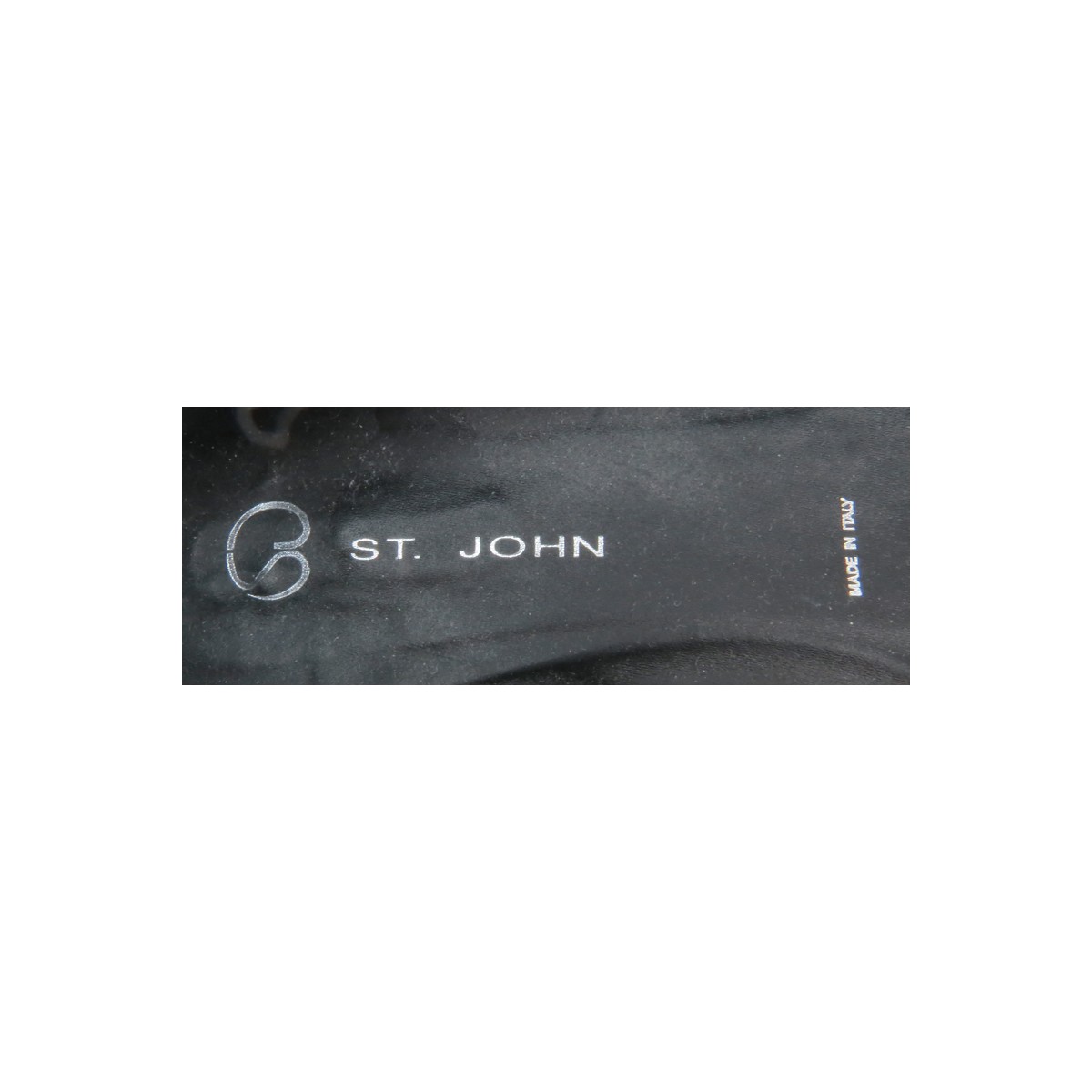 2 pcs St John Black Sequined Evening Clutch, Flats