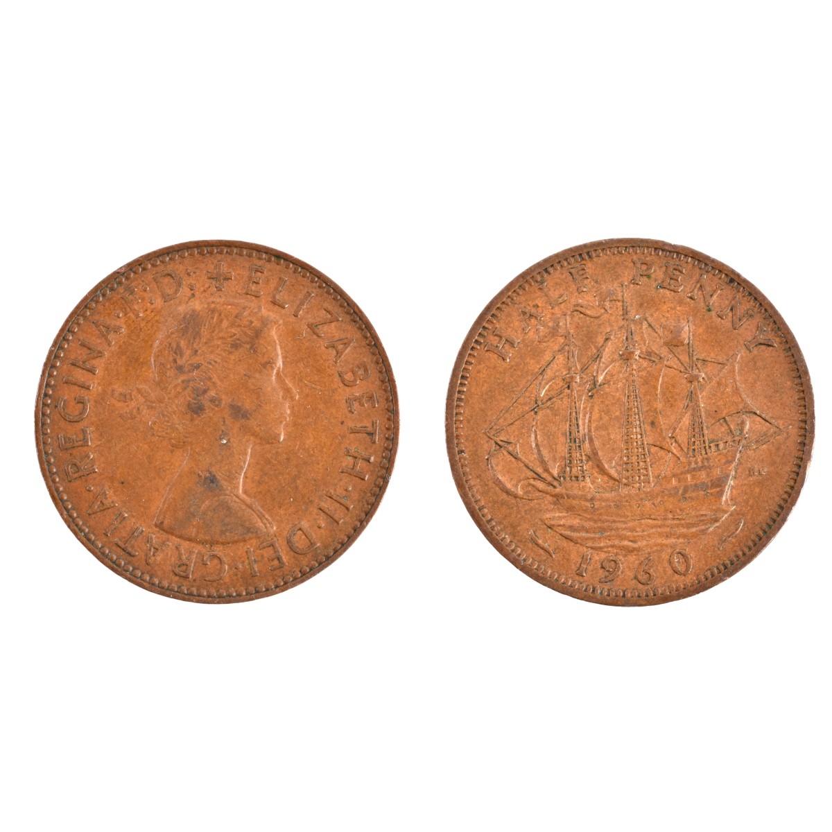 Assorted United Kingdom Bronze Coins