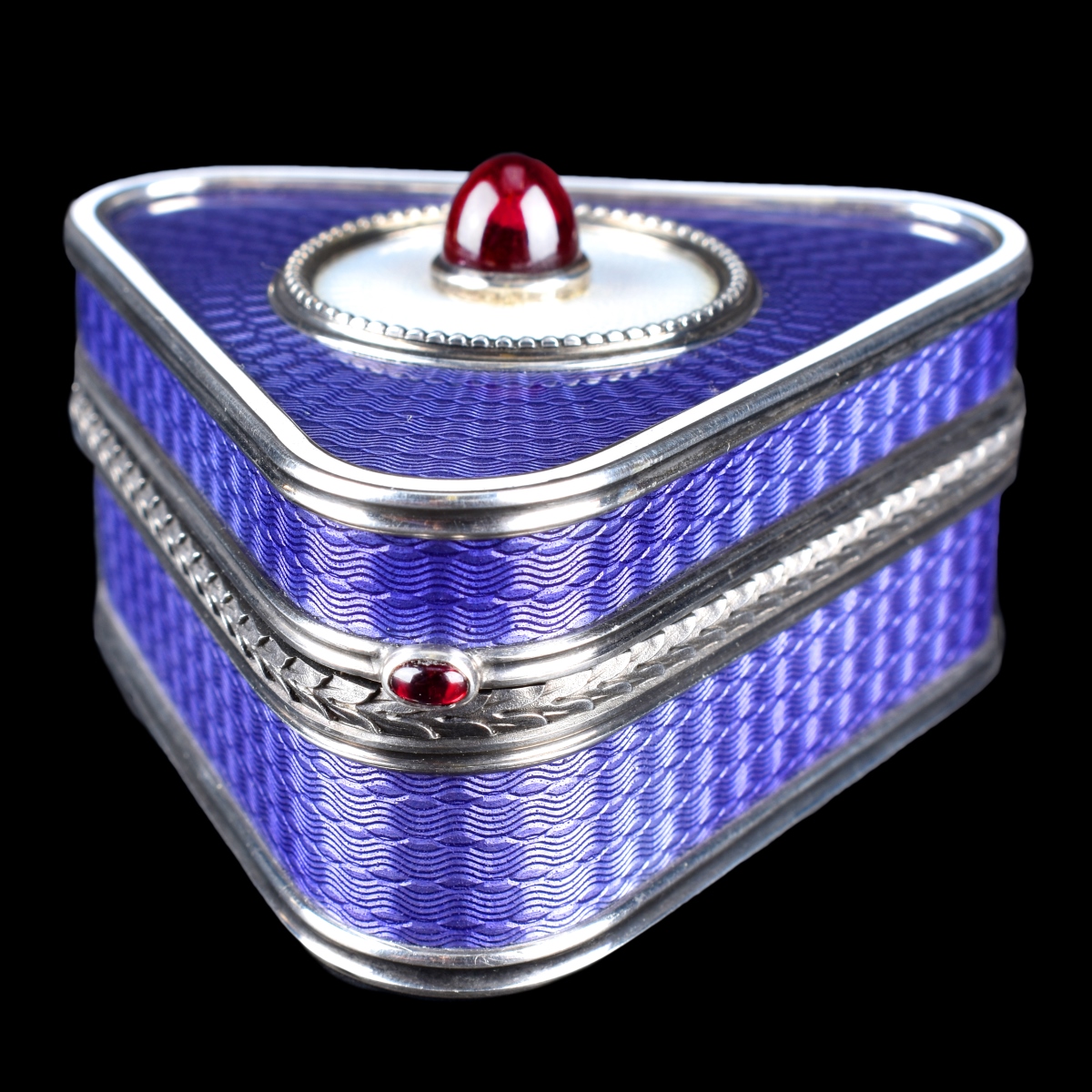 Russian Faberge Enamel Box