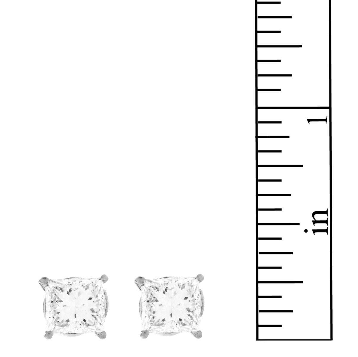 2.29ct TW Diamond Stud Earrings