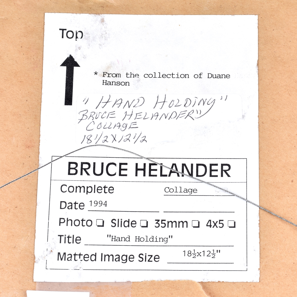 Bruce Helander, American (born 1947)
