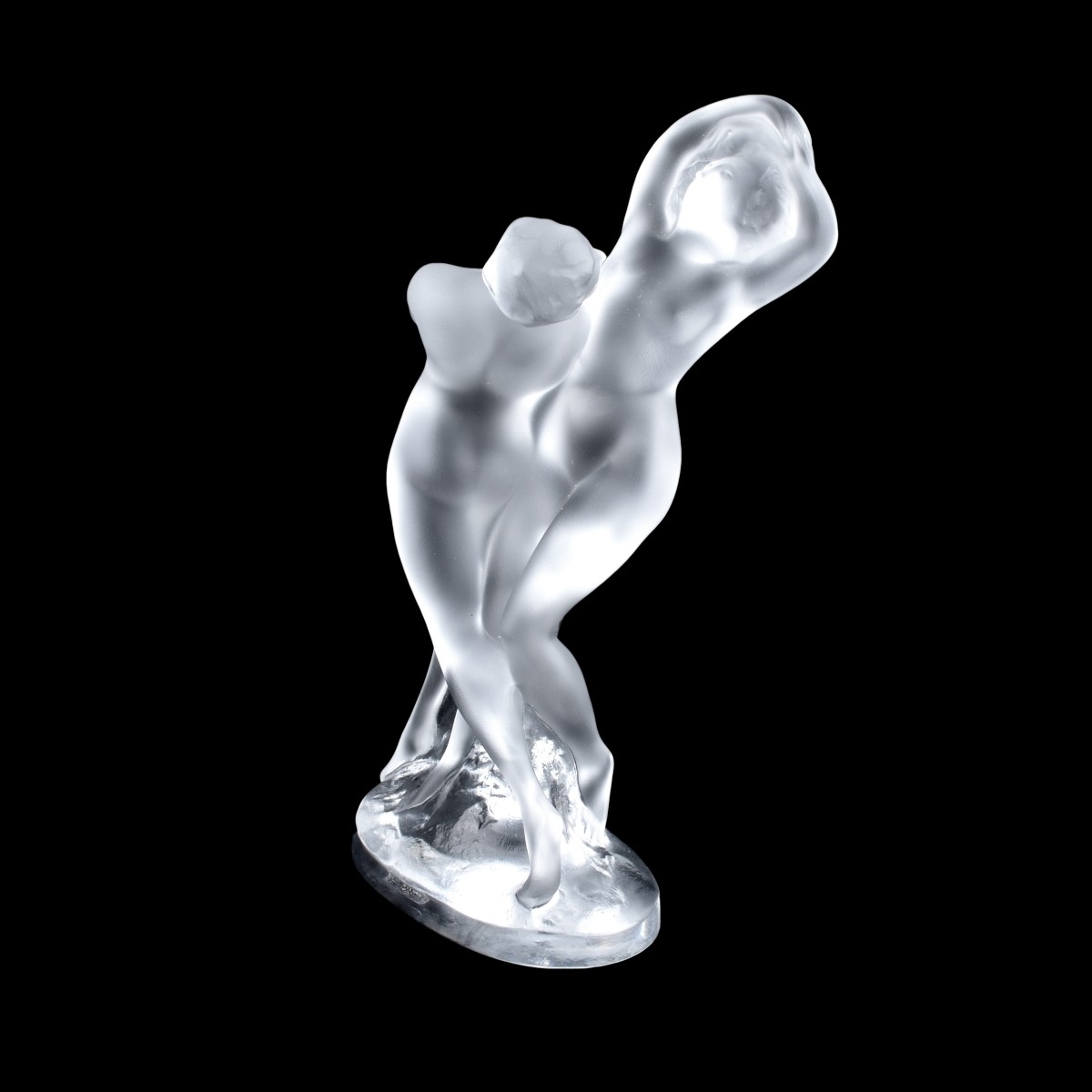 Lalique Crystal Deux Danseuses Figurine