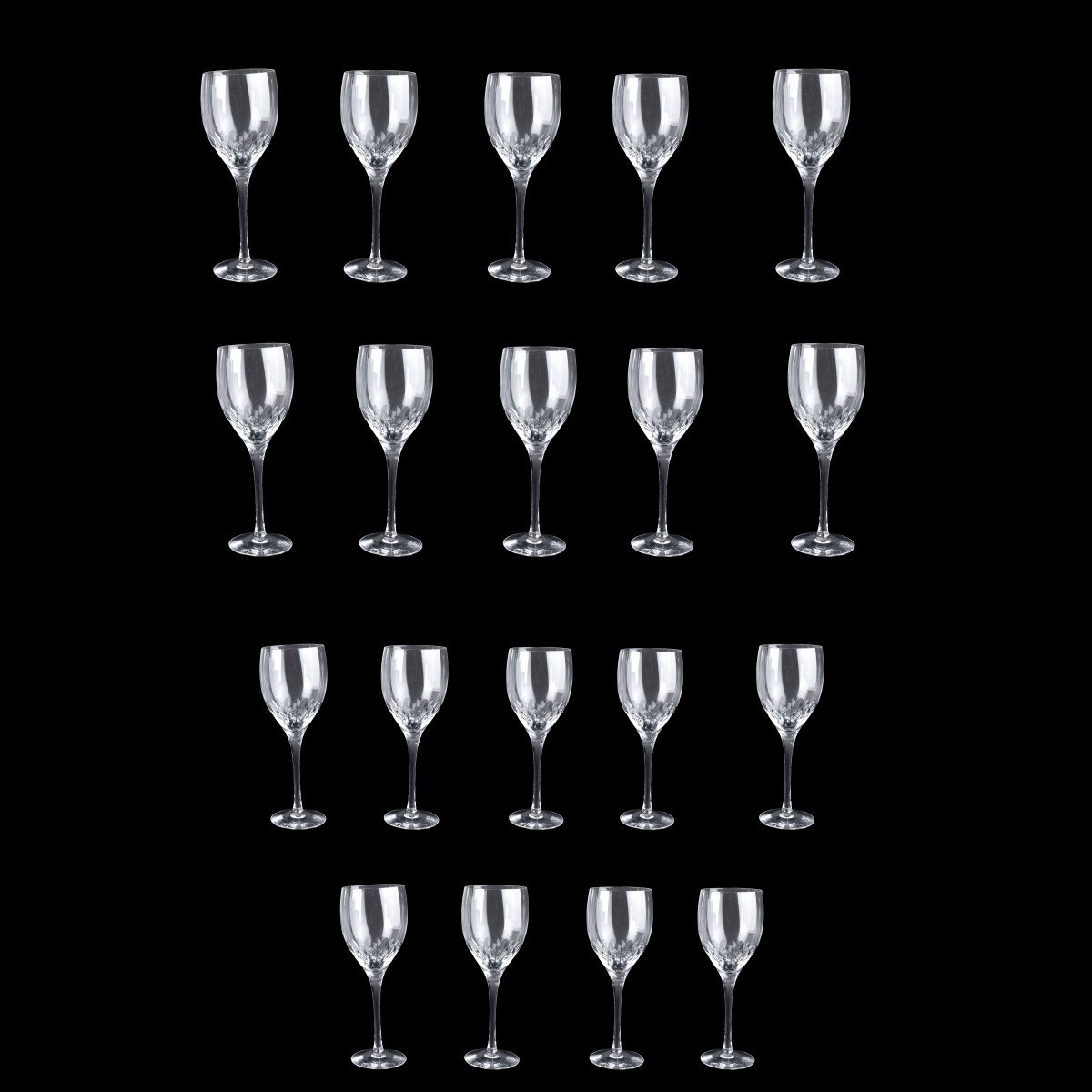 19 Orrefors Prelude Crystal Glasses