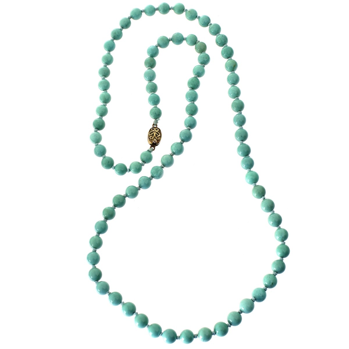 Two Turquoise Bead Necklaces