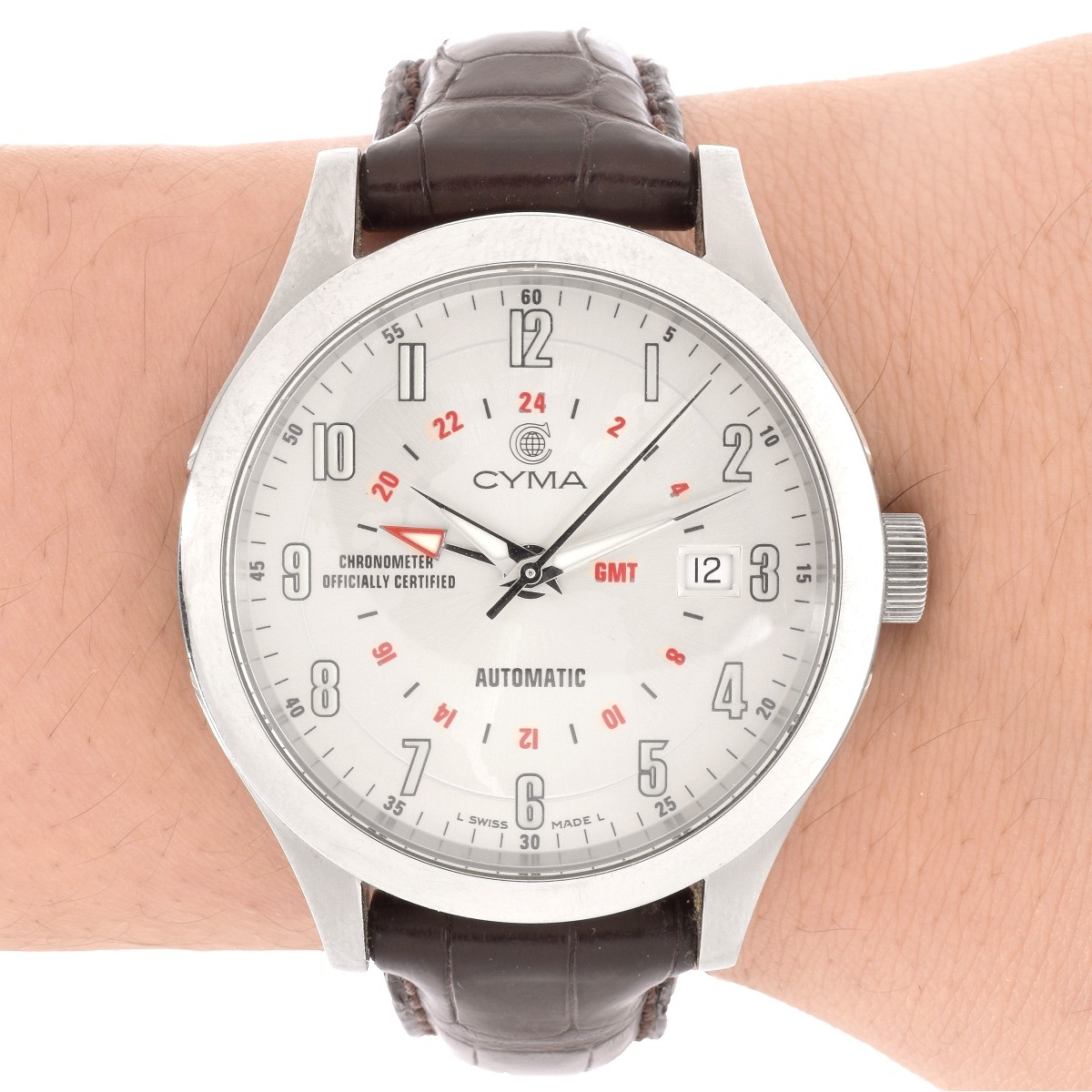 Man's Cyma Imperium XL GMT Watch
