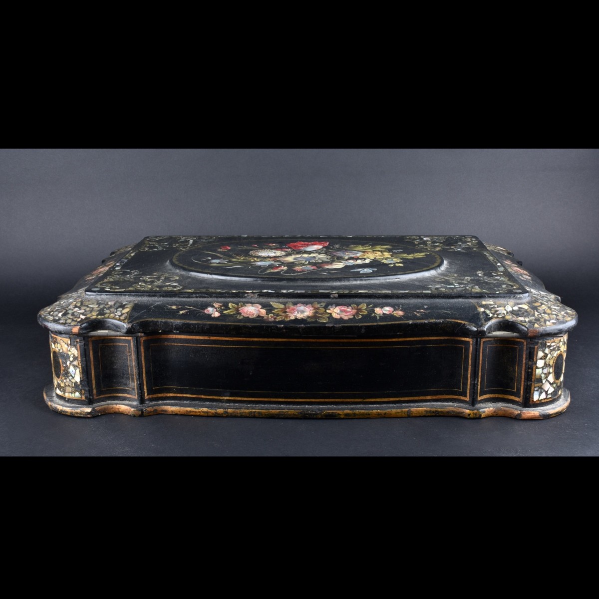 19th C. Mother of Pearl Inlaid Box