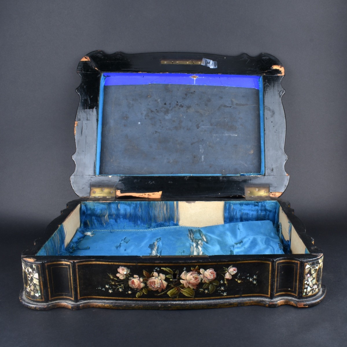 19th C. Mother of Pearl Inlaid Box