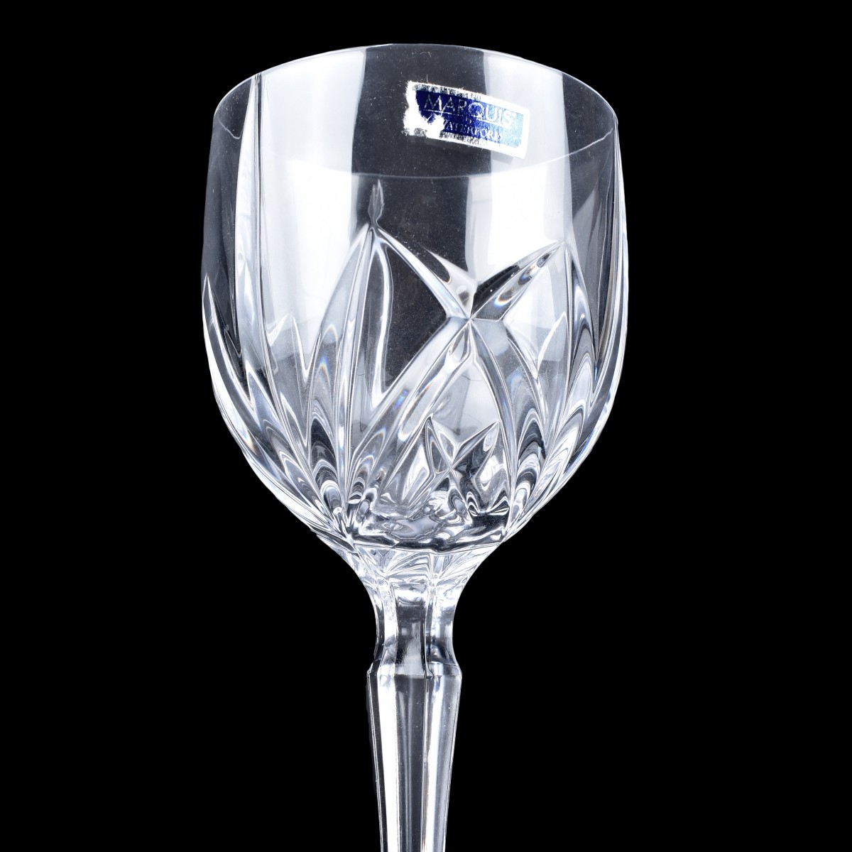 Four Waterford Brookside Crystal Goblets