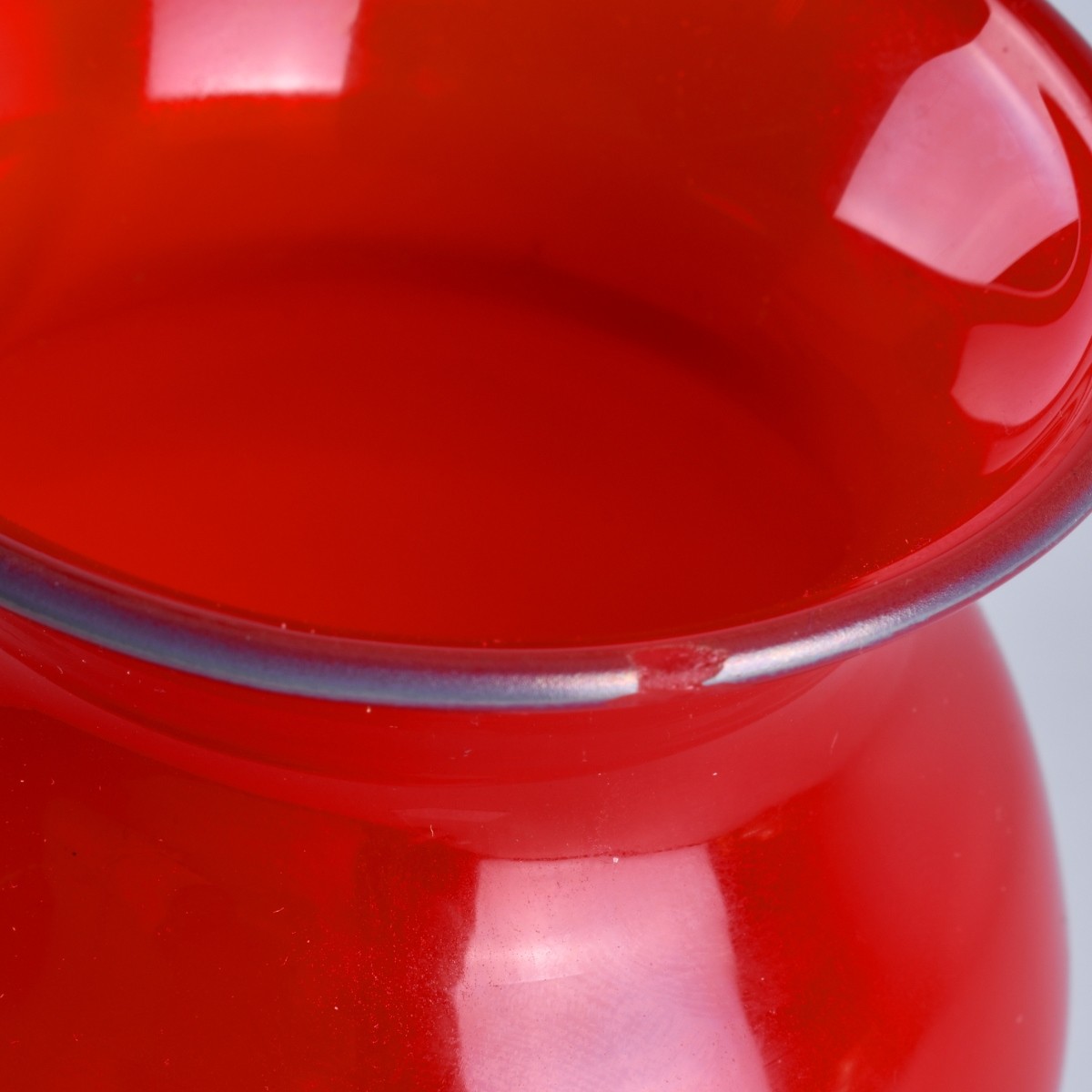 Tiffany Studios Red Glass Vase