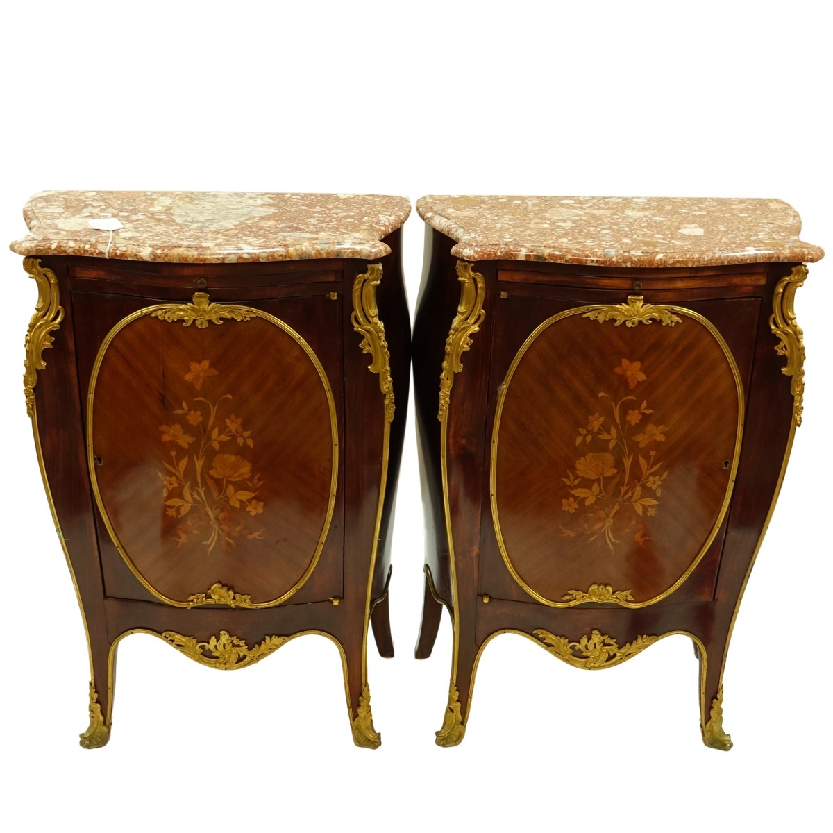 Louis XV Style Side Cabinets