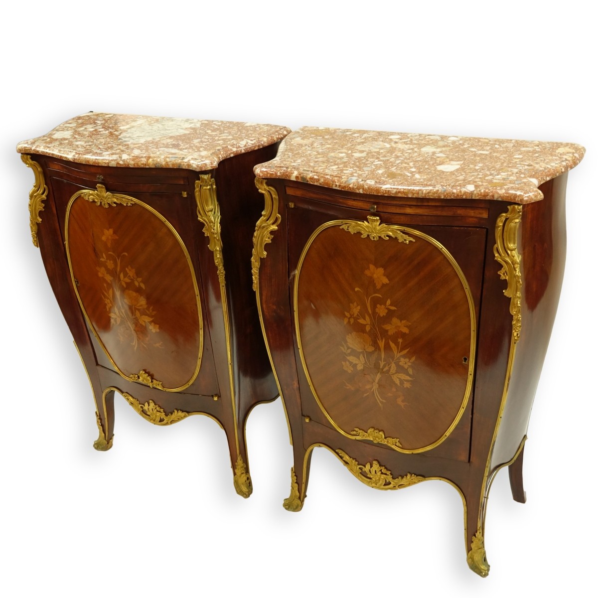 Louis XV Style Side Cabinets