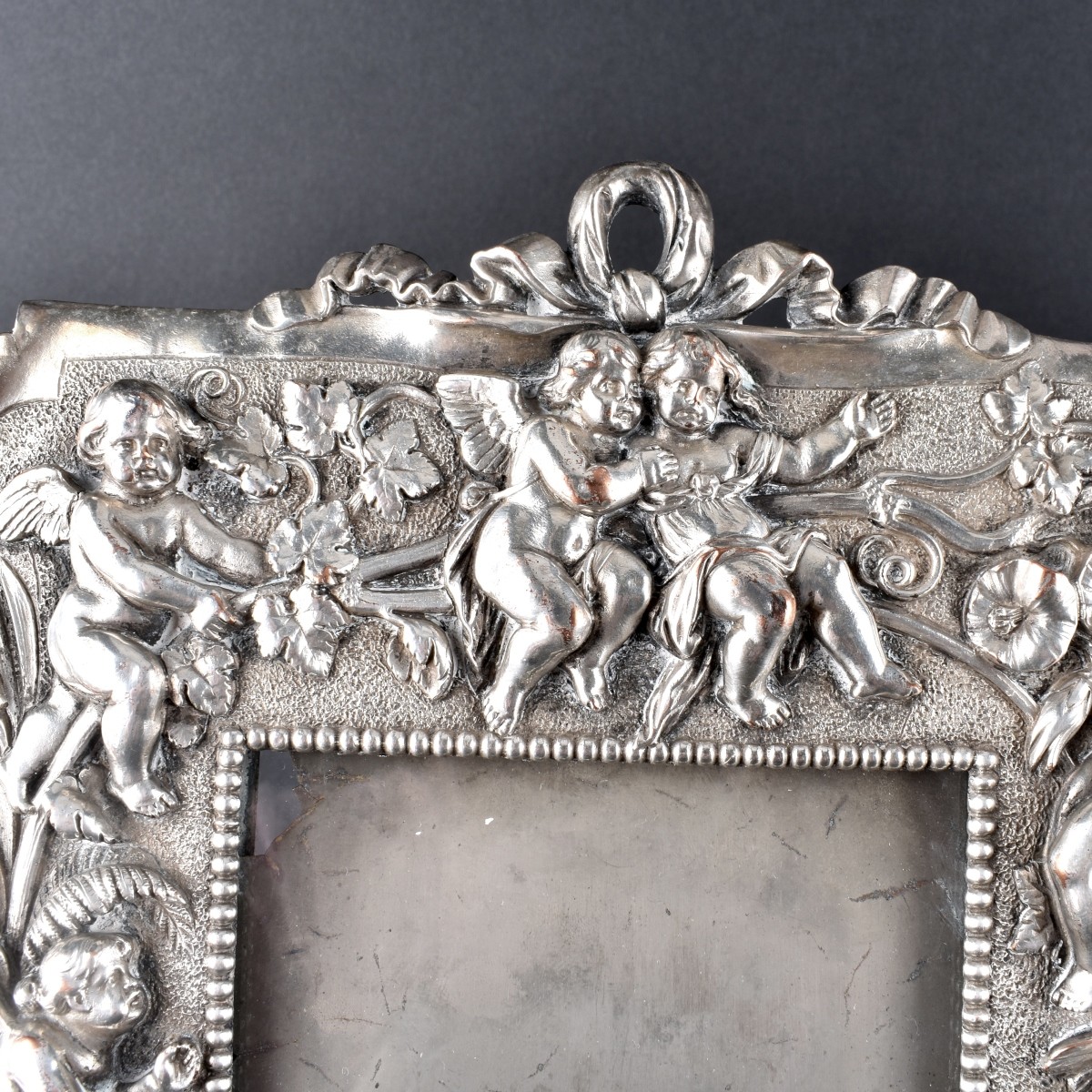 Two Antique Style Cherub Picture Frames