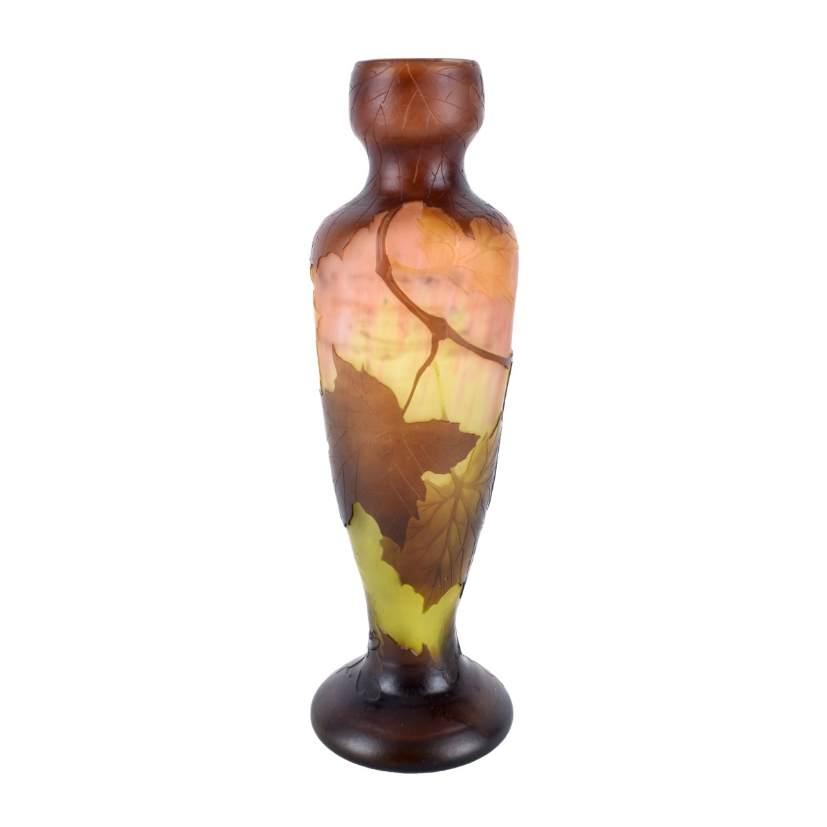 French Cameo Glass Vase