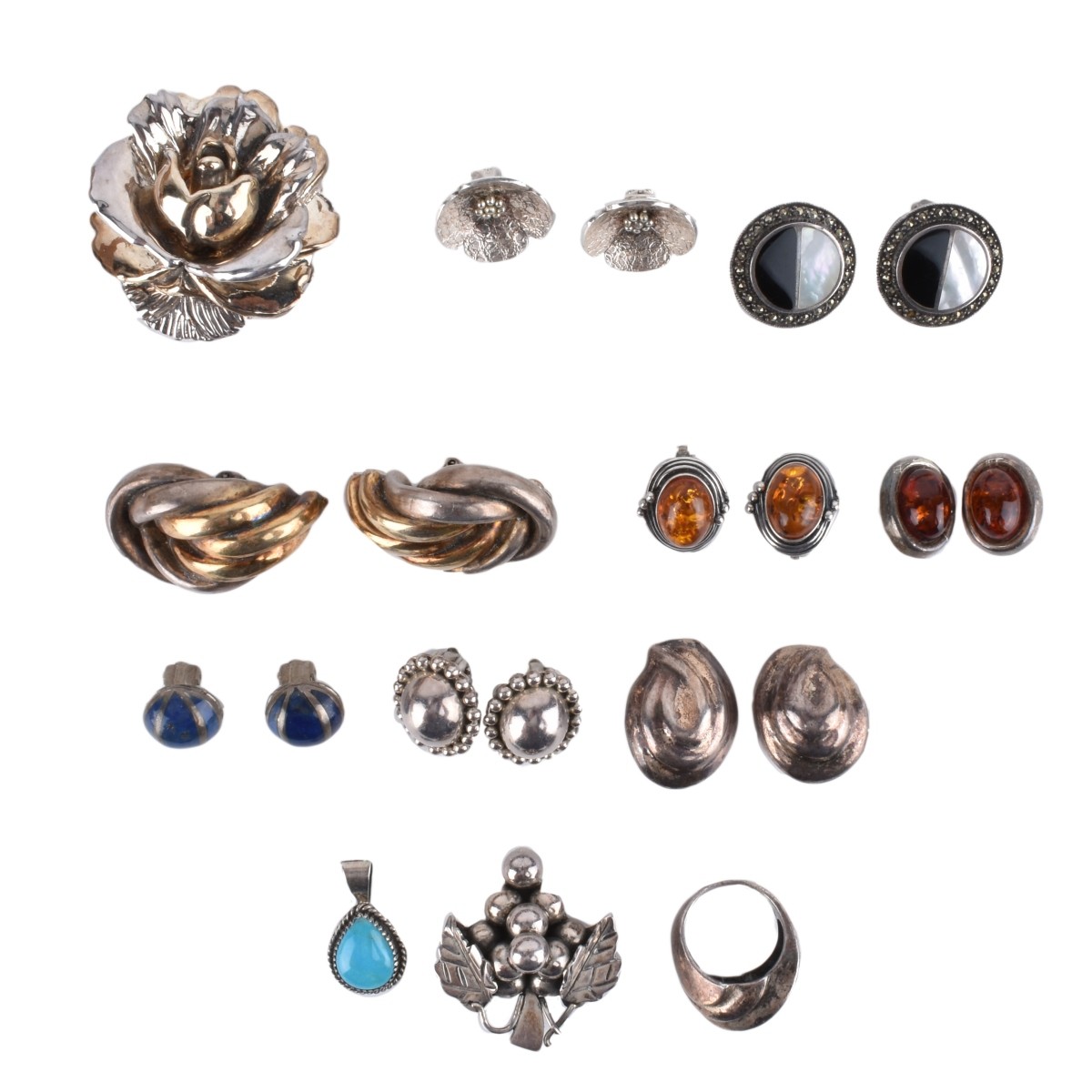 Collection of Vintage Sterling Jewelry