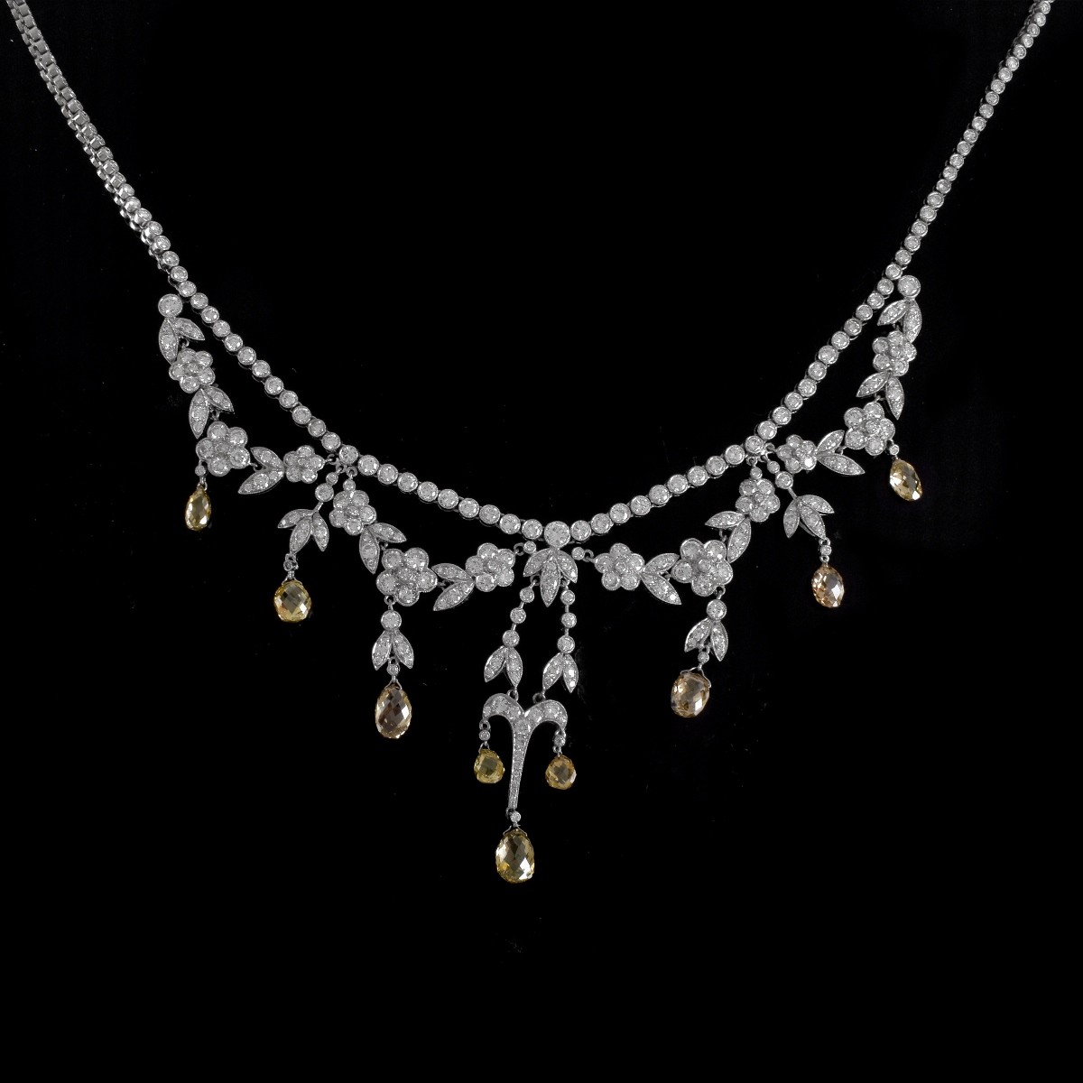 Vintage 21.0ct TW Diamond Necklace