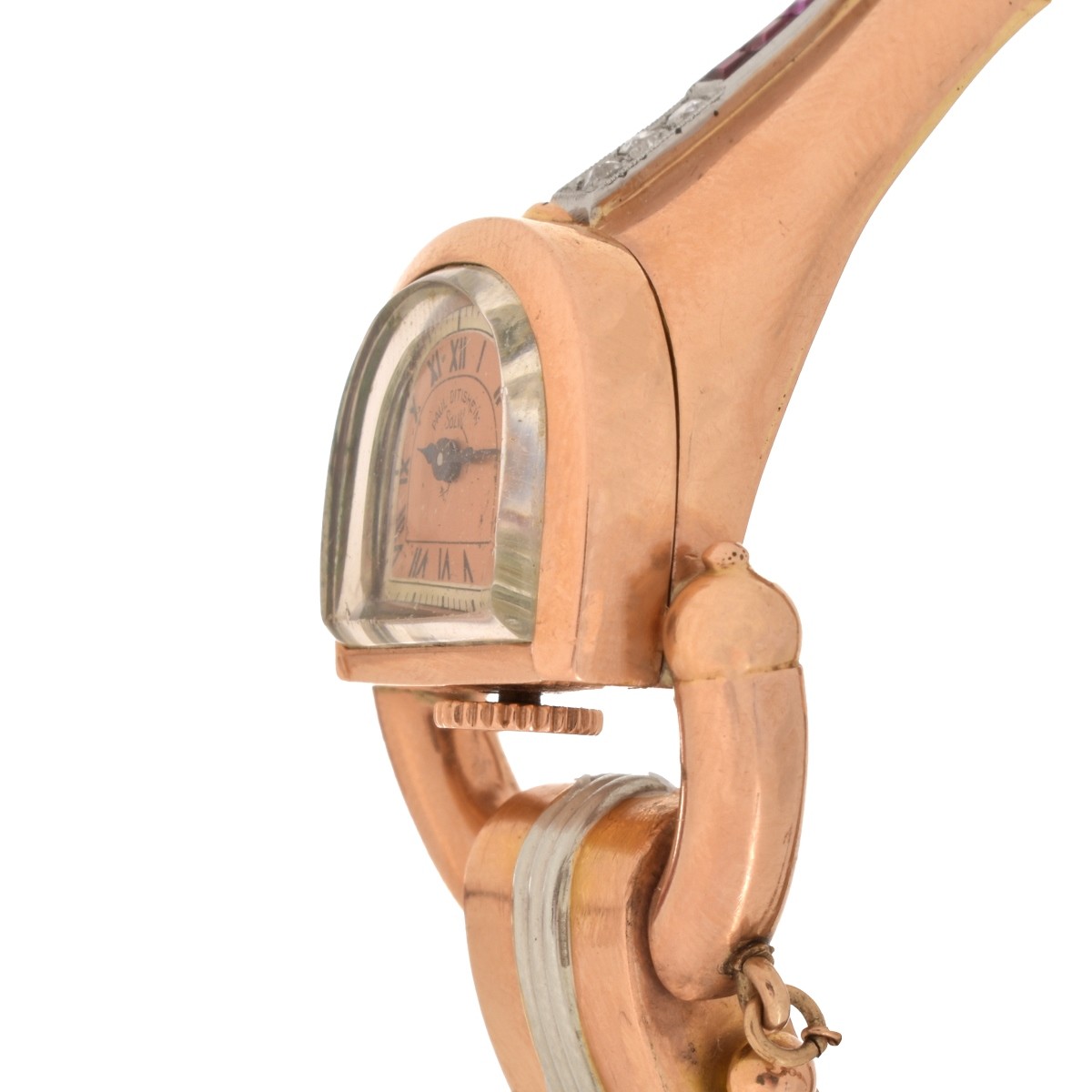 Retro Pink Gold Bracelet Watch