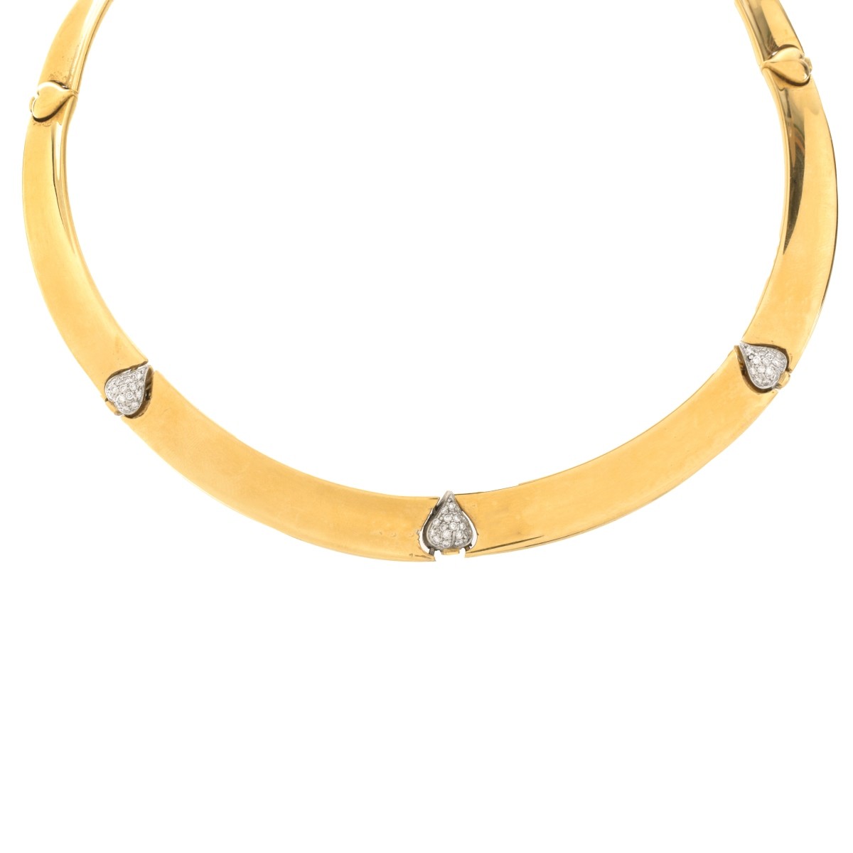 Movado 18K and Diamond Necklace