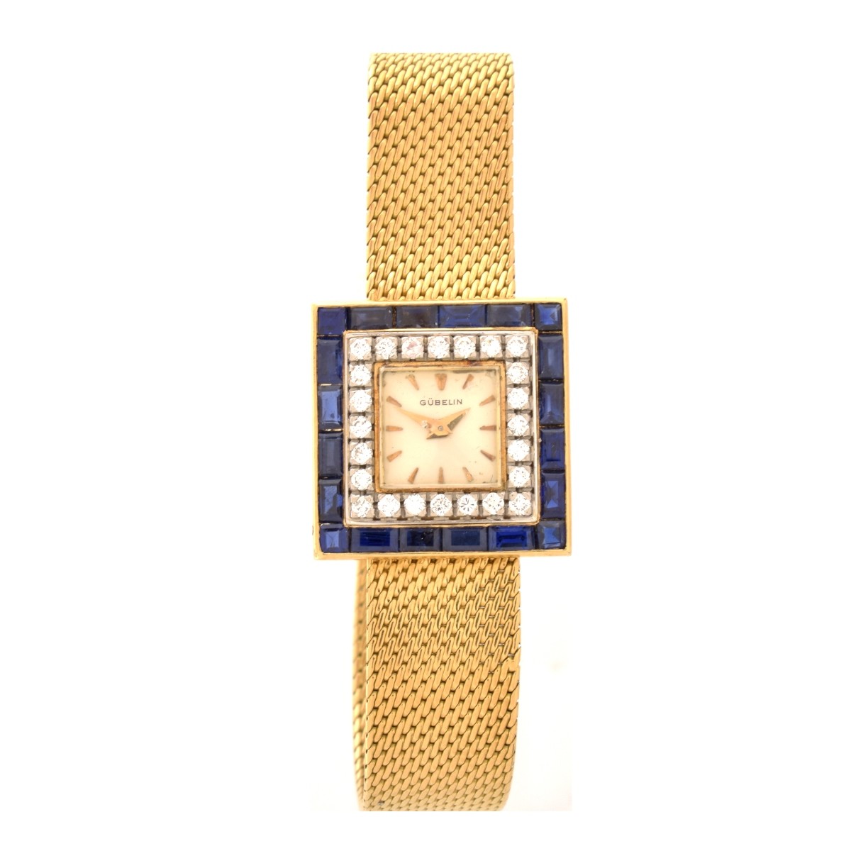 Gubelin Sapphire, Diamond and 14K Watch