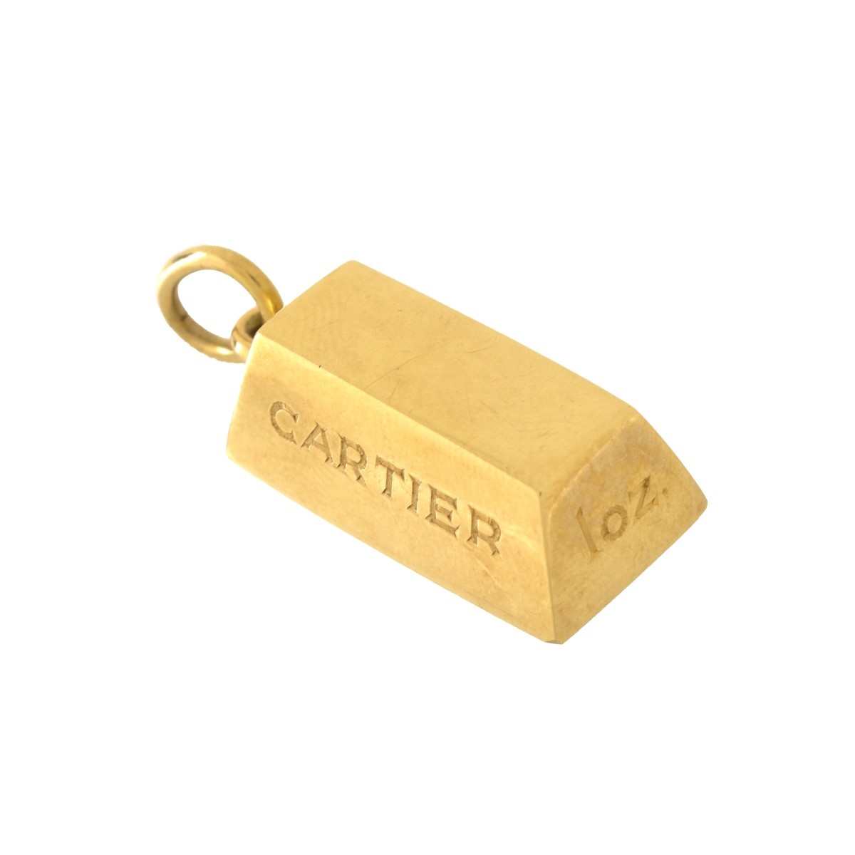 Cartier 18K Ingot Pendant