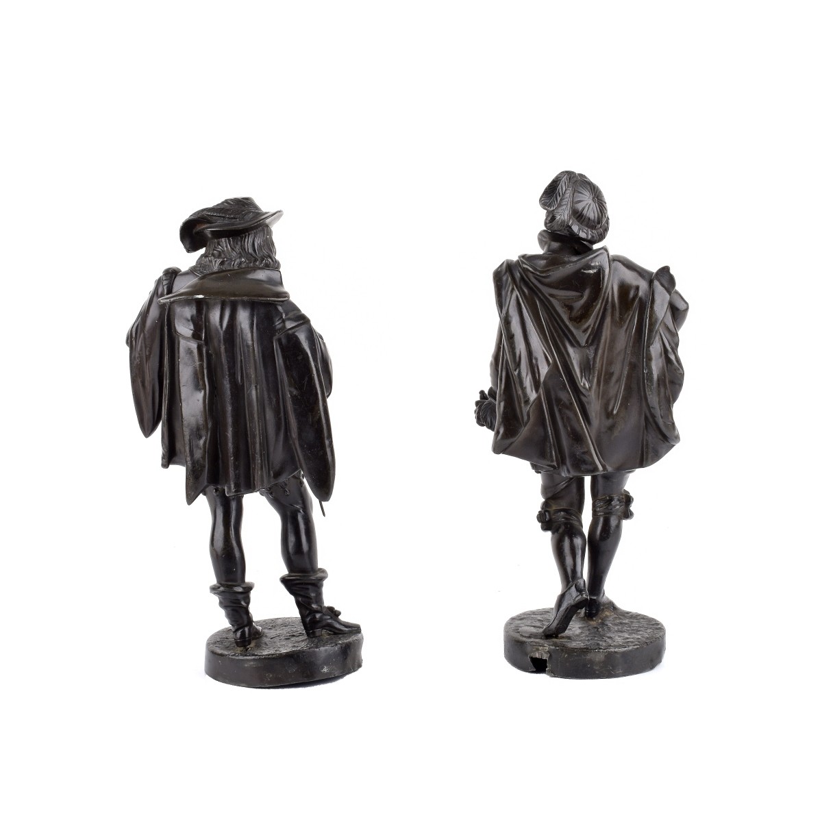Pair of Musketeer Sculptures