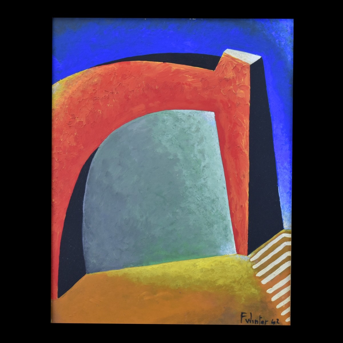 Attrib: Fritz Winter Germany (1905-1976) Abstract