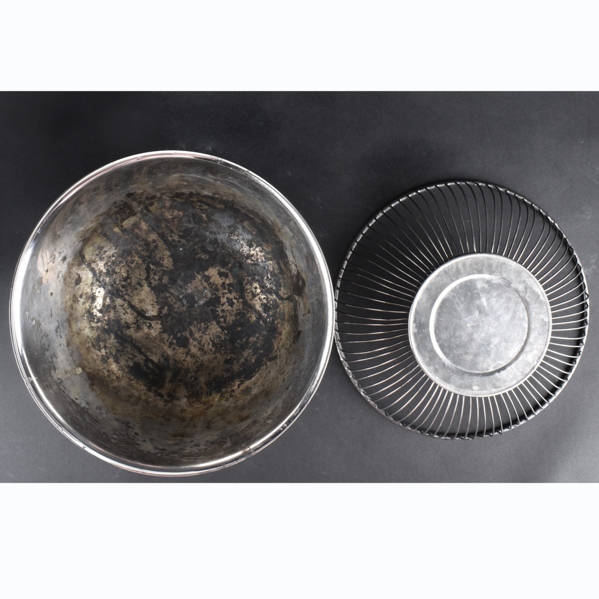 Five Silverplate Tabletop Serving Pieces