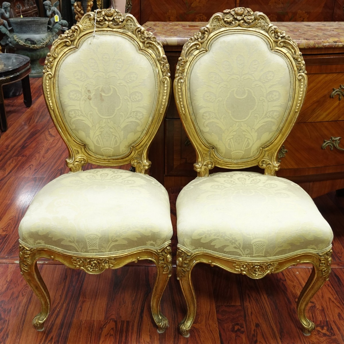Rococo Style Side Chairs
