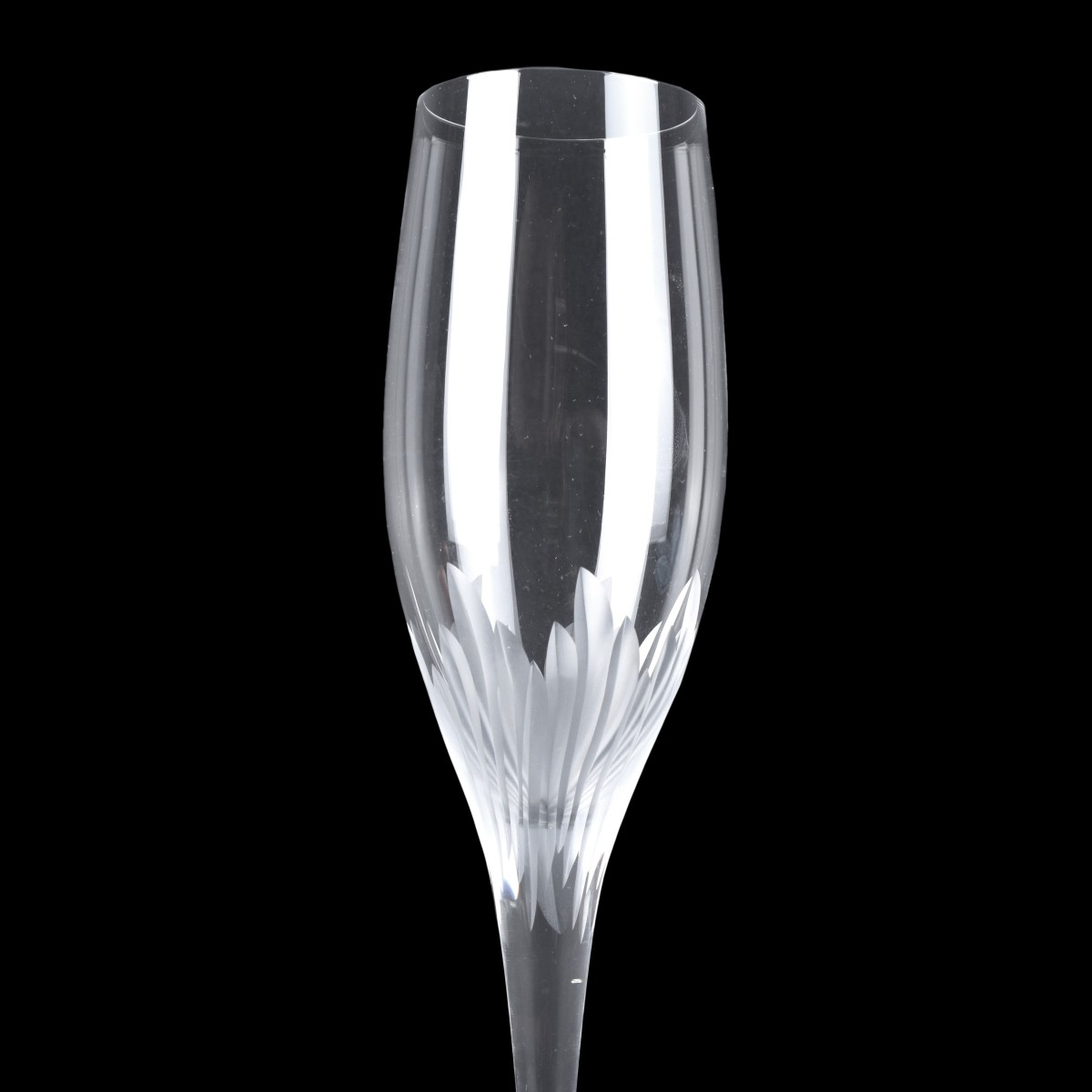 Eight Rosenthal Spring Champagne Flutes