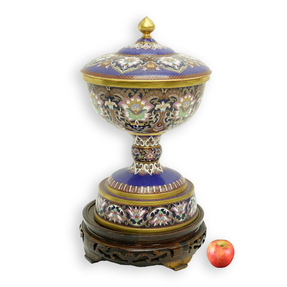 Chinese Cloisonne Pedestal Bowl