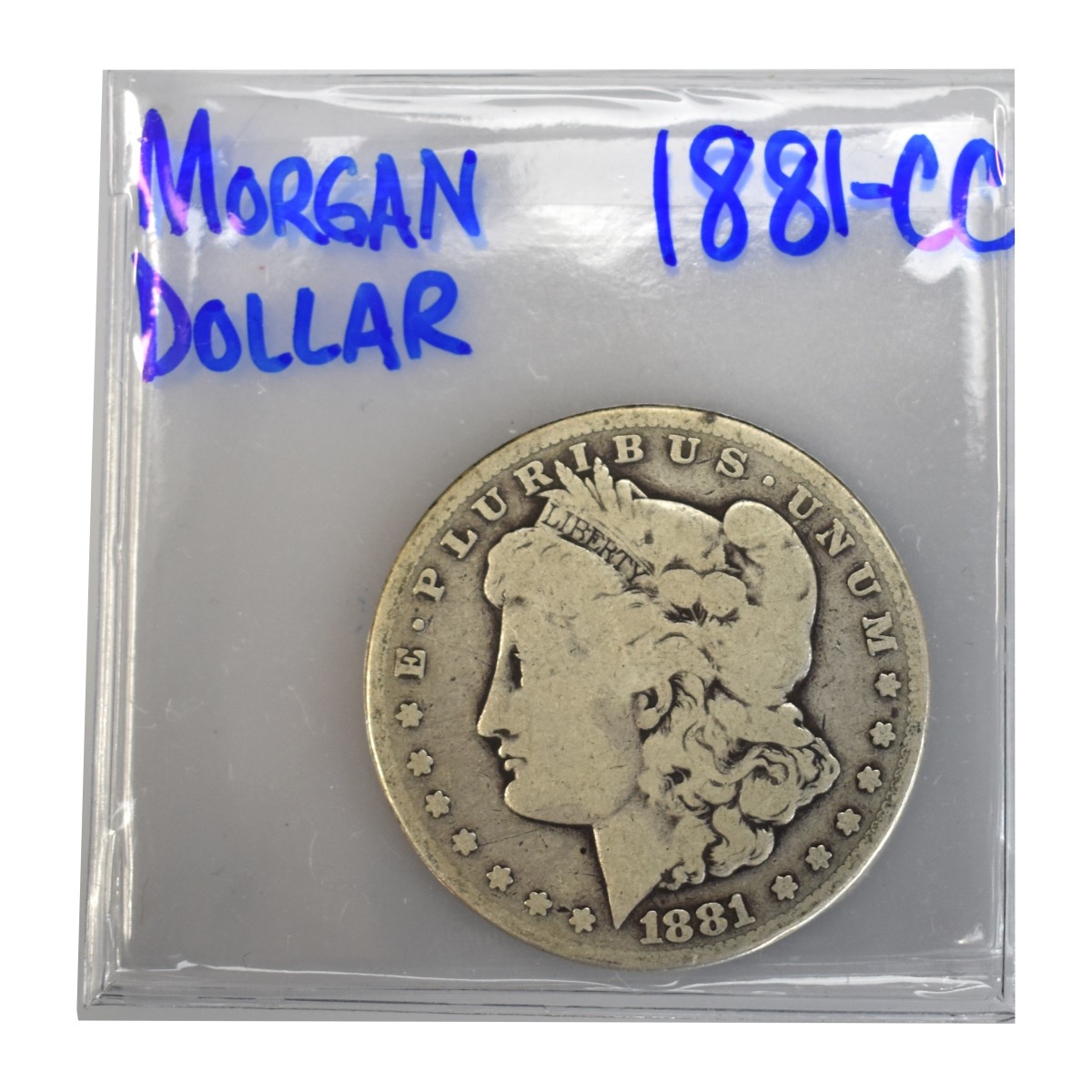 1881-CC Silver Morgan Dollar