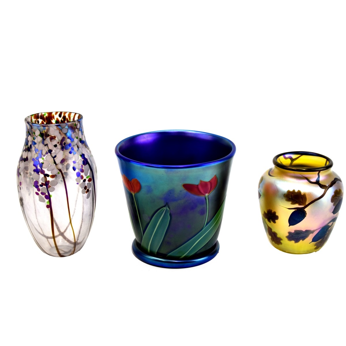 Vintage Art Glass Vases