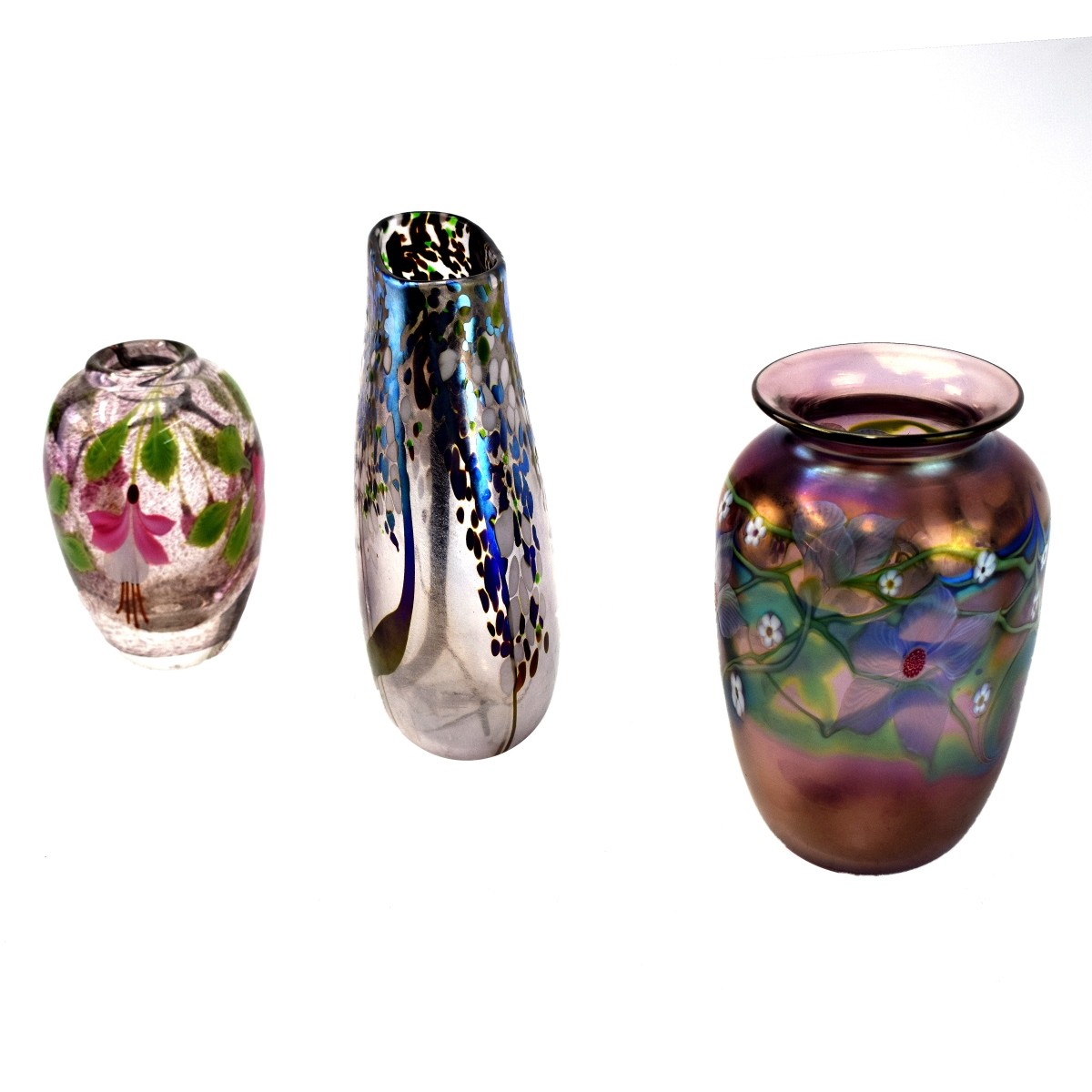 Vintage Art Glass Vases