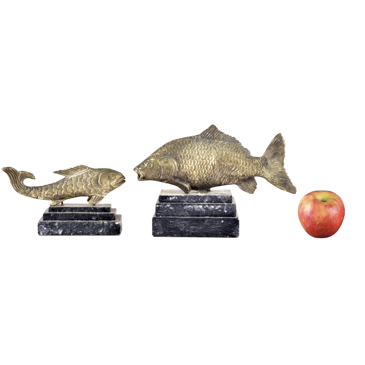 Italian Bronze Fish Sculptures