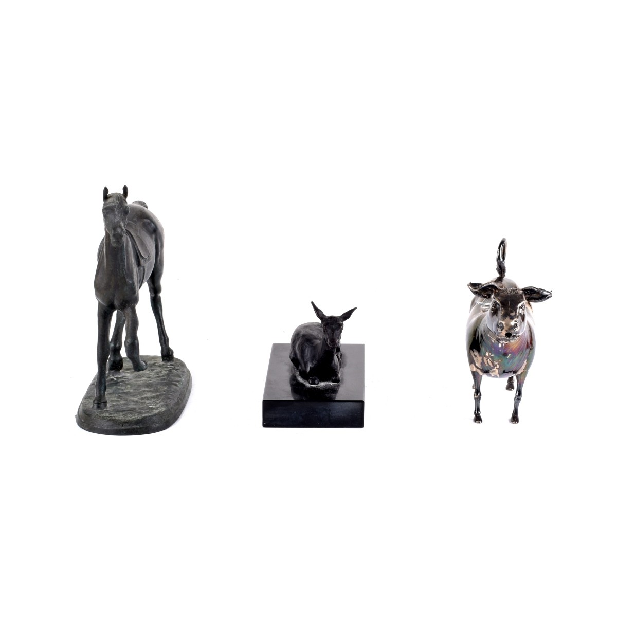 Three Vintage Animal Figurines