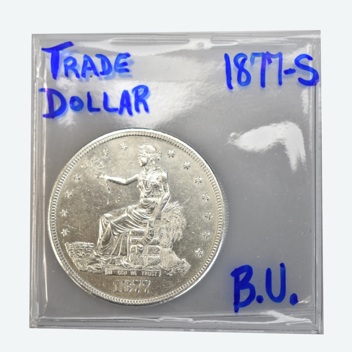 1877-S US Silver Trade Dollar Coin