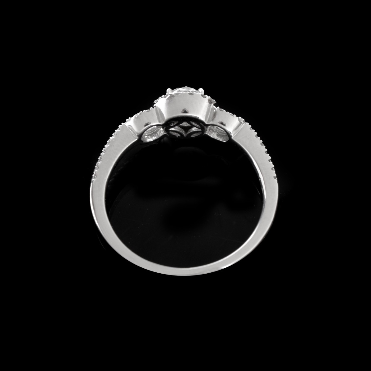 EGL Diamond and 14K Engagement Ring