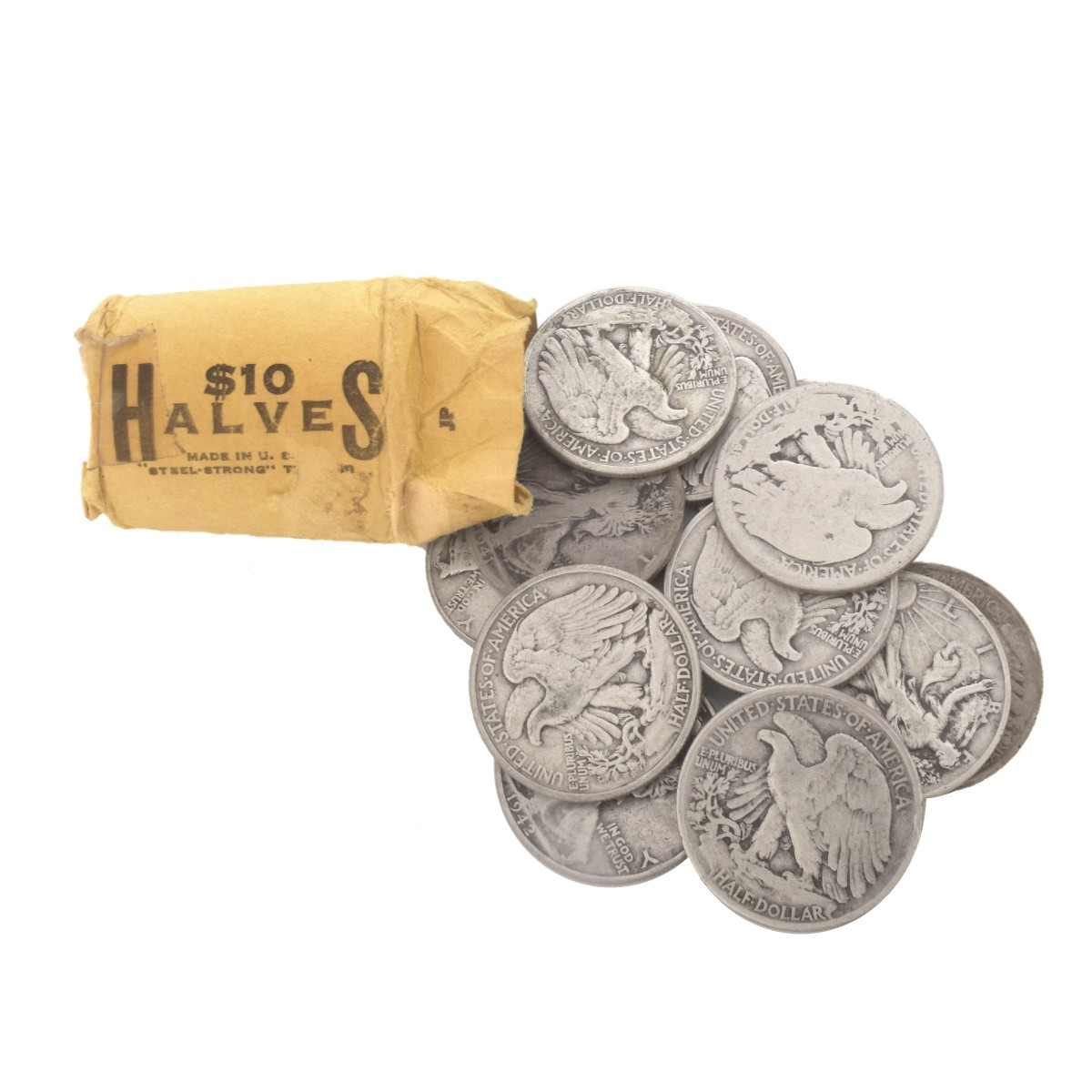 1943 US Silver Walking Liberty Half Dollars