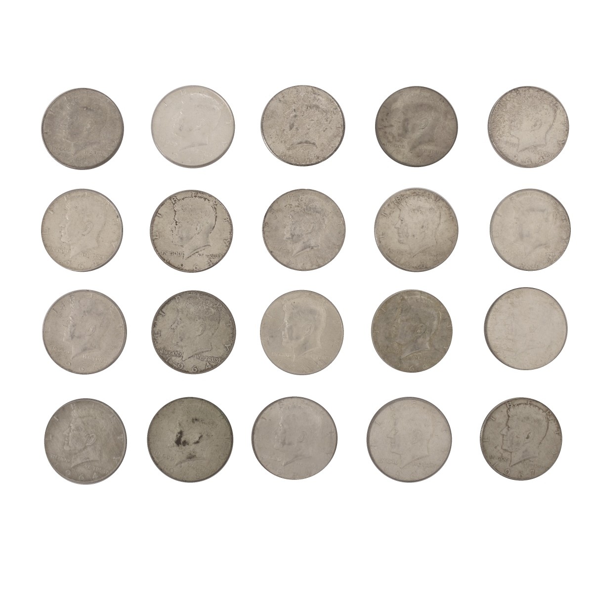 US Silver Kennedy Half Dollars