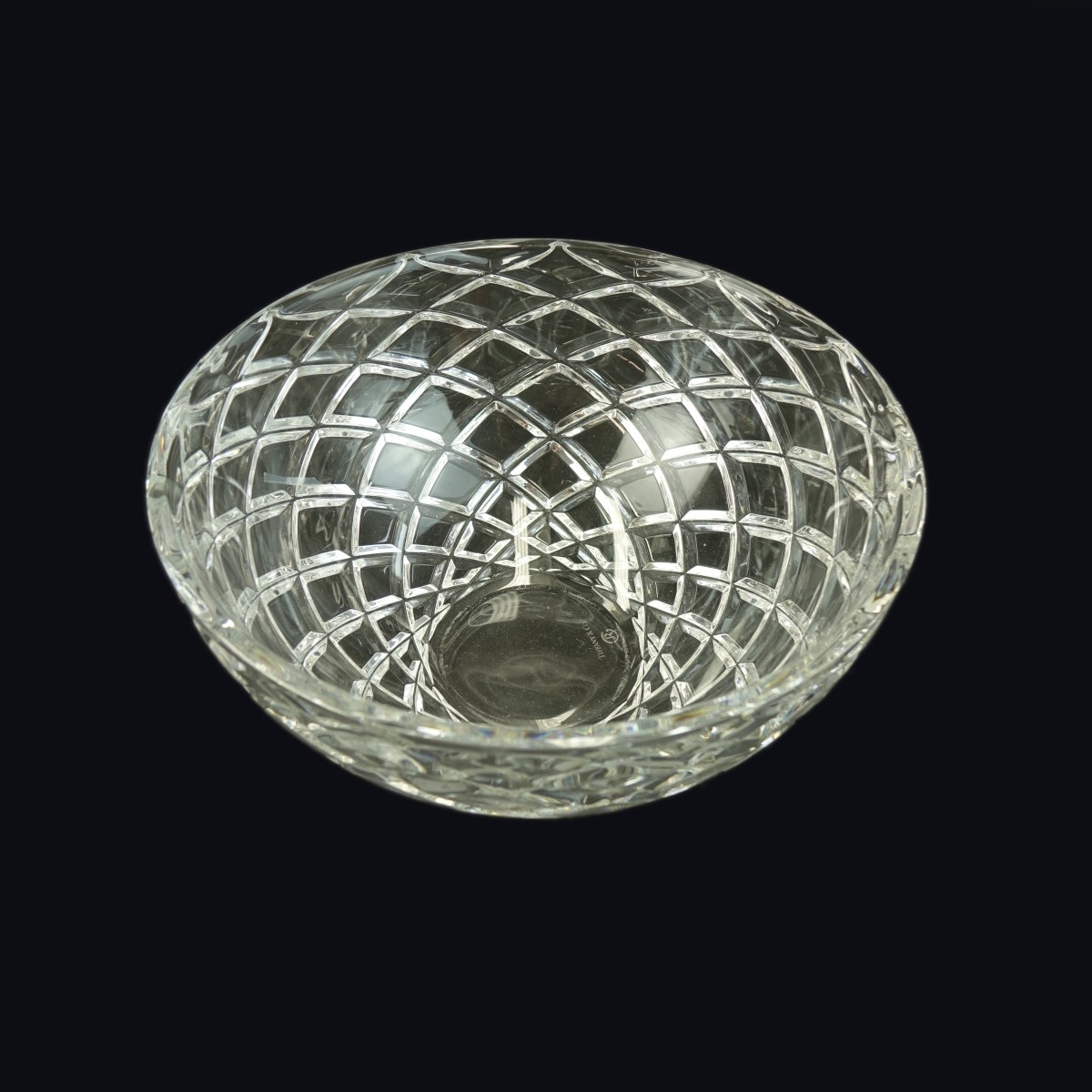 Tiffany Co Diamond Cut Crystal Bowl Kodner Auctions