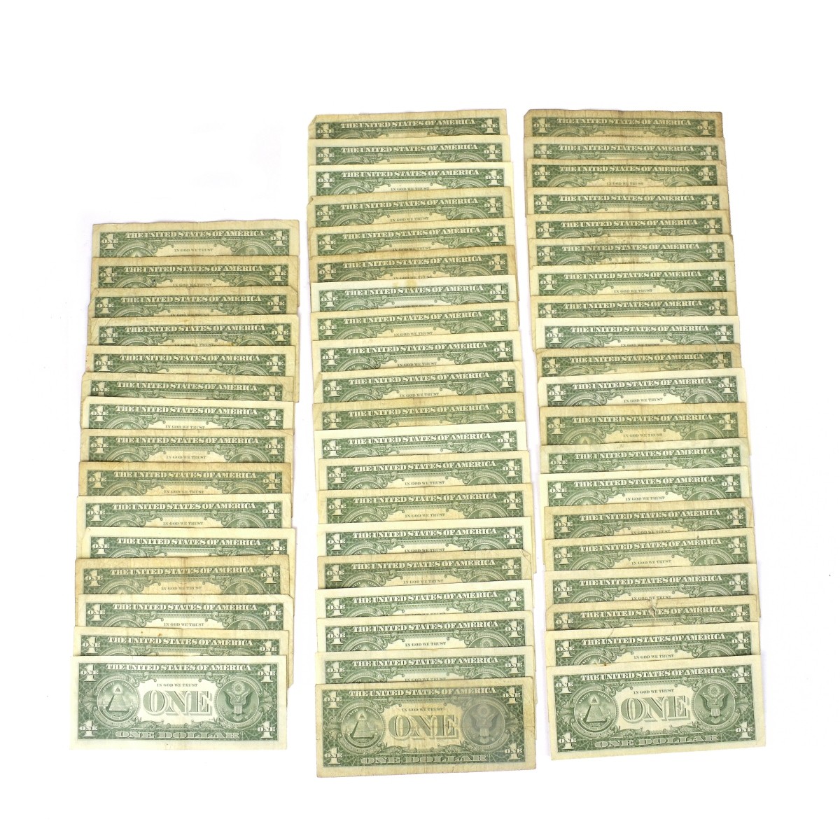 (55) US $1.00 Blue Note Silver Certificates